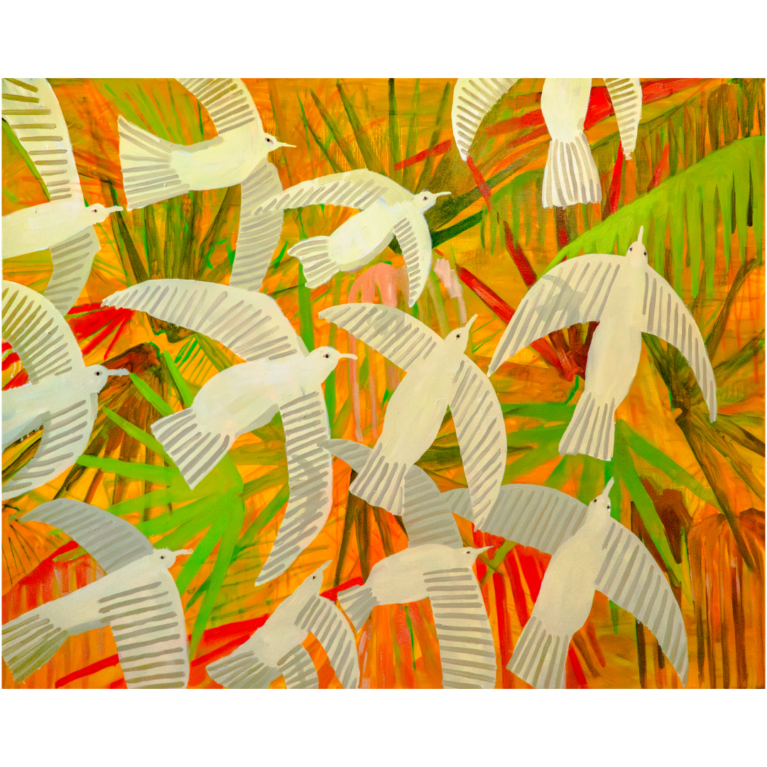 Above The Louisiana Green - Print