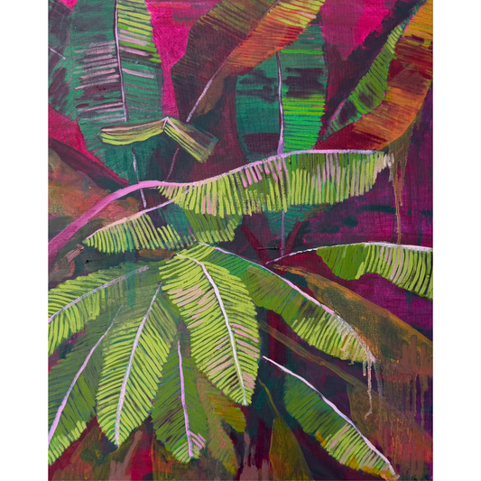 Blood Banana Leaf - Print