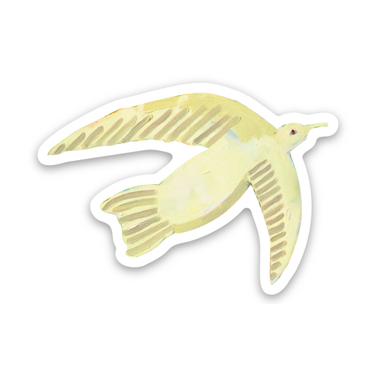 Above The Louisiana Green Bird - Decal